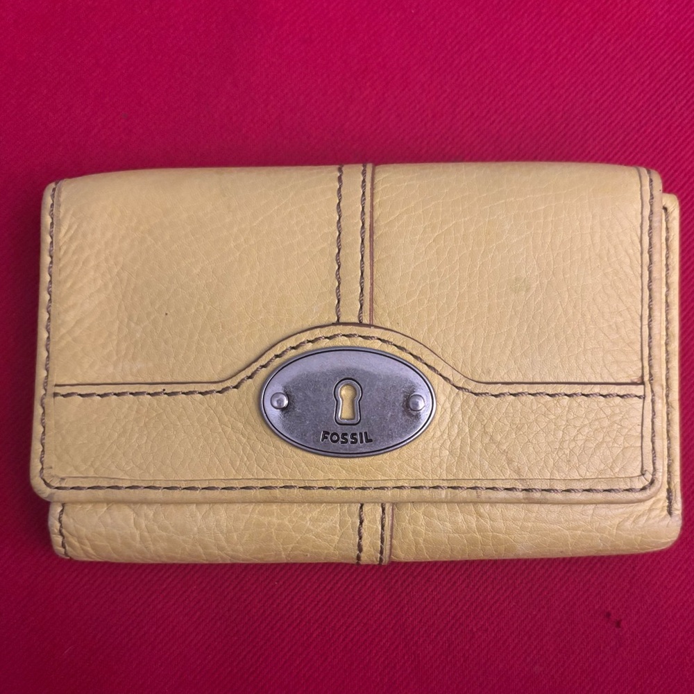 Fossil Yellow Women's Wallet